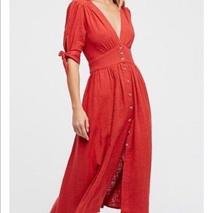 Free People Love of my Life Midi Dress